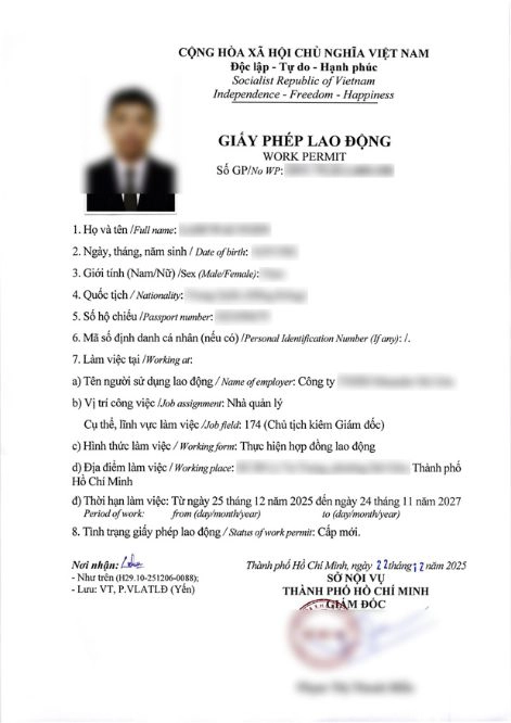 VN Work Permit